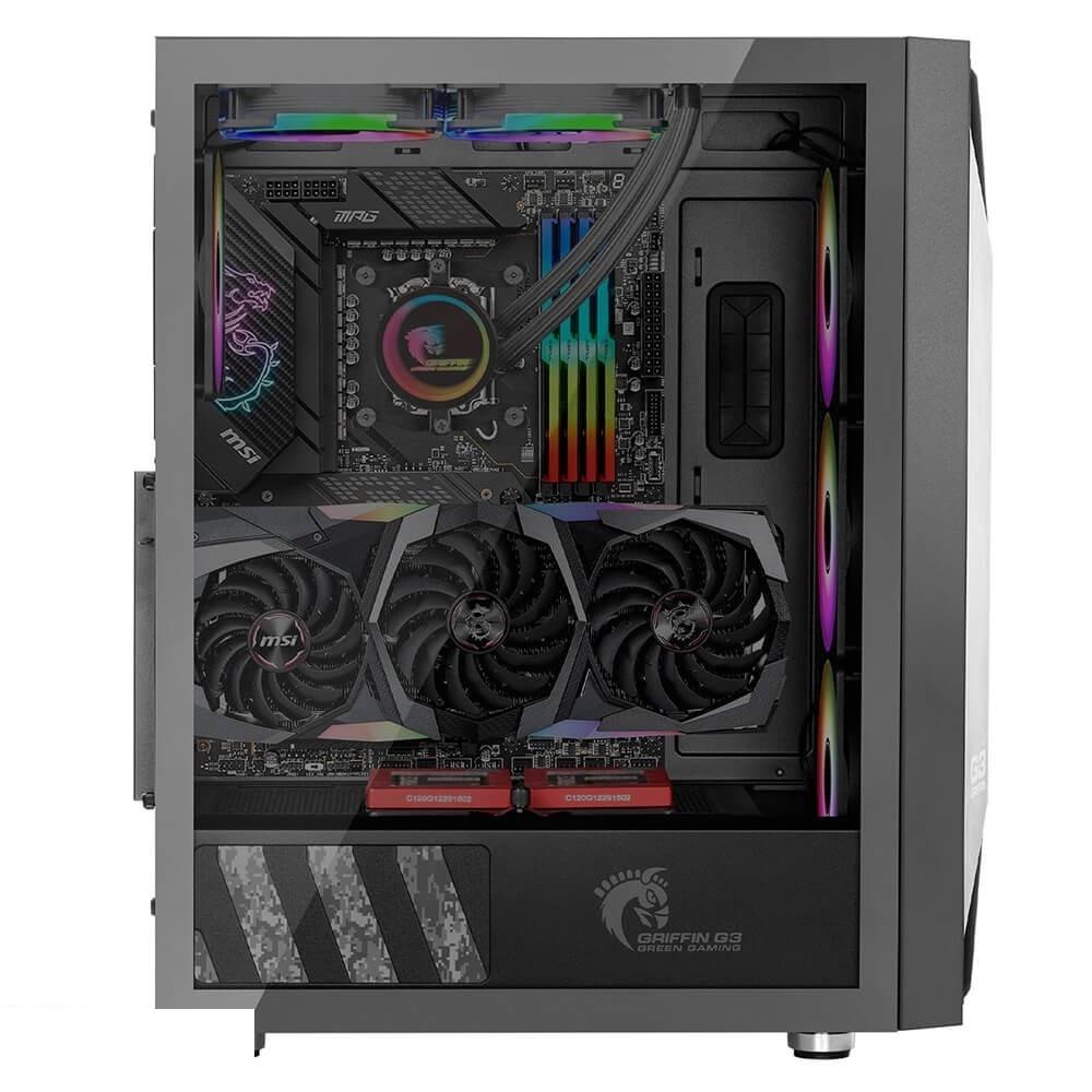کیس گیمینگ گرین مدل GRIFFIN G3 PLUS
