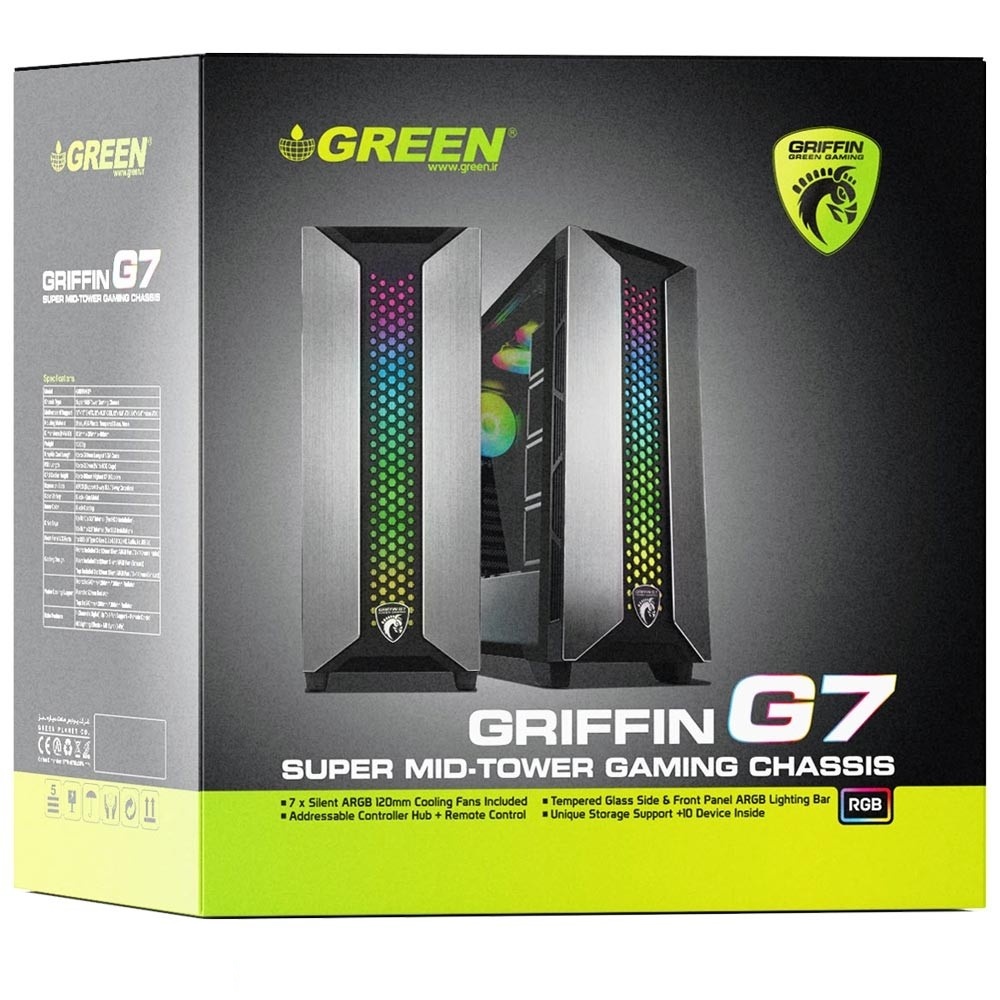 کیس گرین مدل GRIFFIN G7