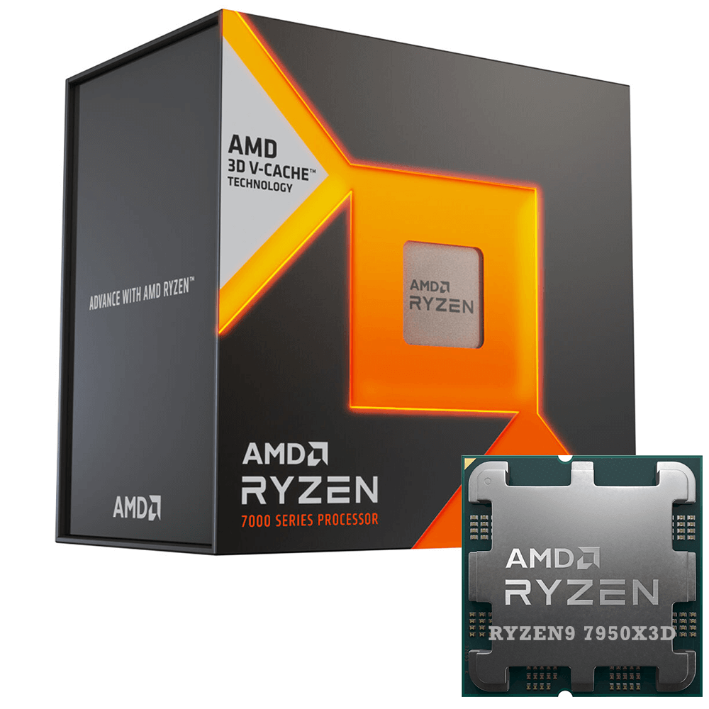 پردازنده ای ام دی Ryzen 9 7950X3D فاقد باکس