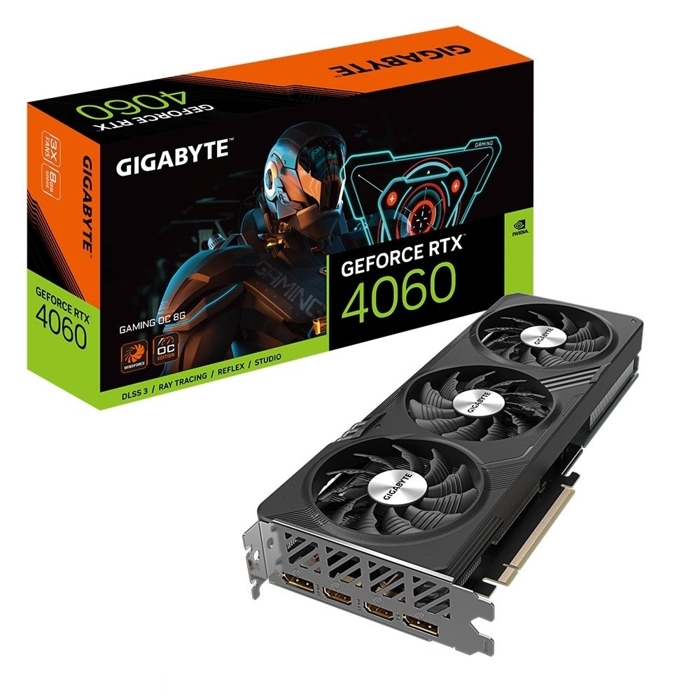کارت گرافیک گیگابایت RTX 4060 GAMING OC 8G