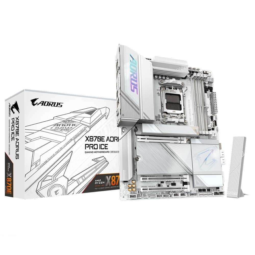 مادربرد گیگابایت X870E AORUS PRO ICE