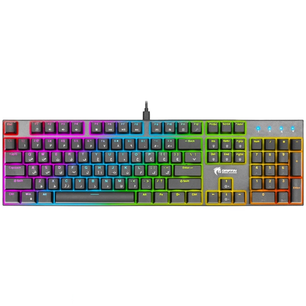 کیبورد مکانیکال گرین GK802 RGB