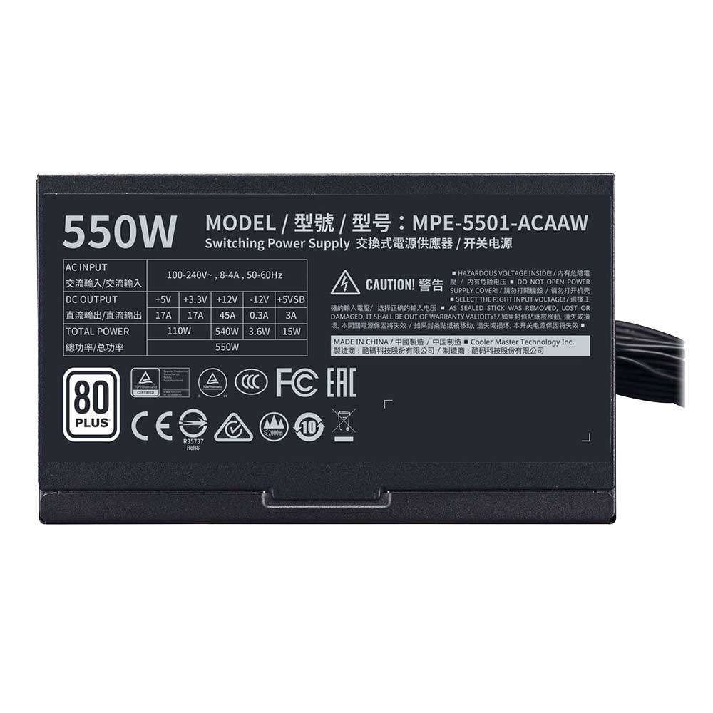 پاور کولر مستر 550 وات مدل MWE 550 WHITE V2
