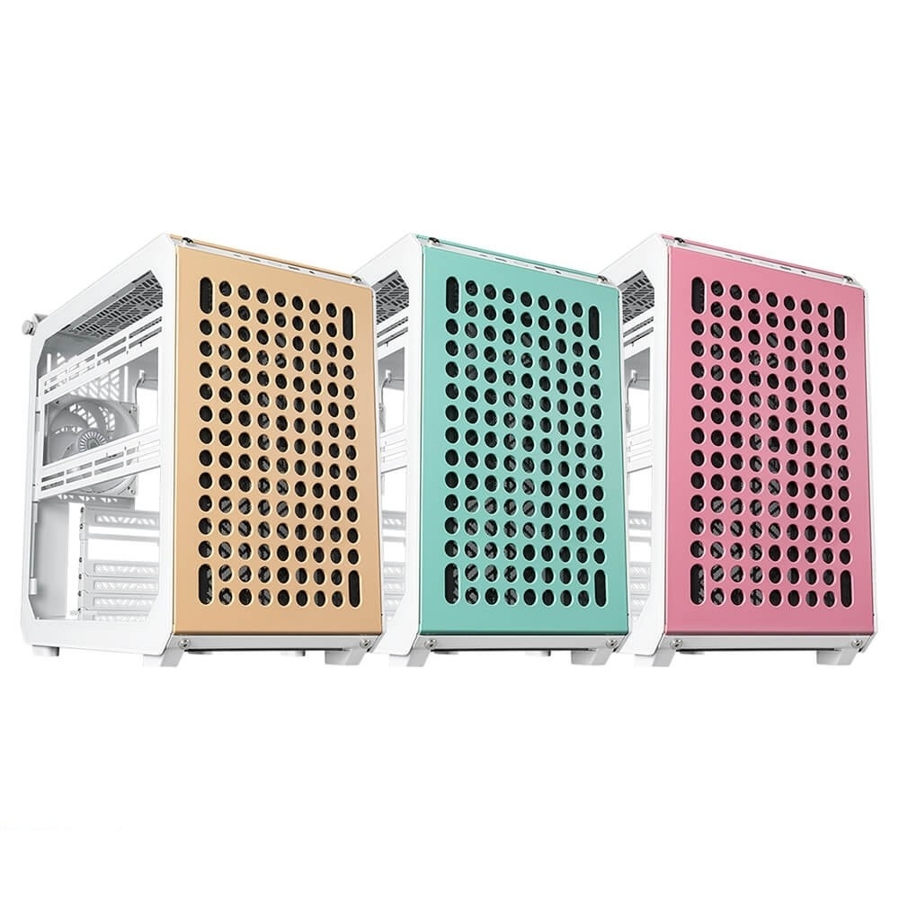 کیس کولر مستر مدل QUBE 500 Flatpack Macaron