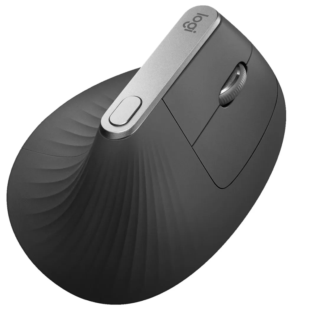 موس لاجیتک بی سیم ارگونومیک MX VERTICAL BLACK
