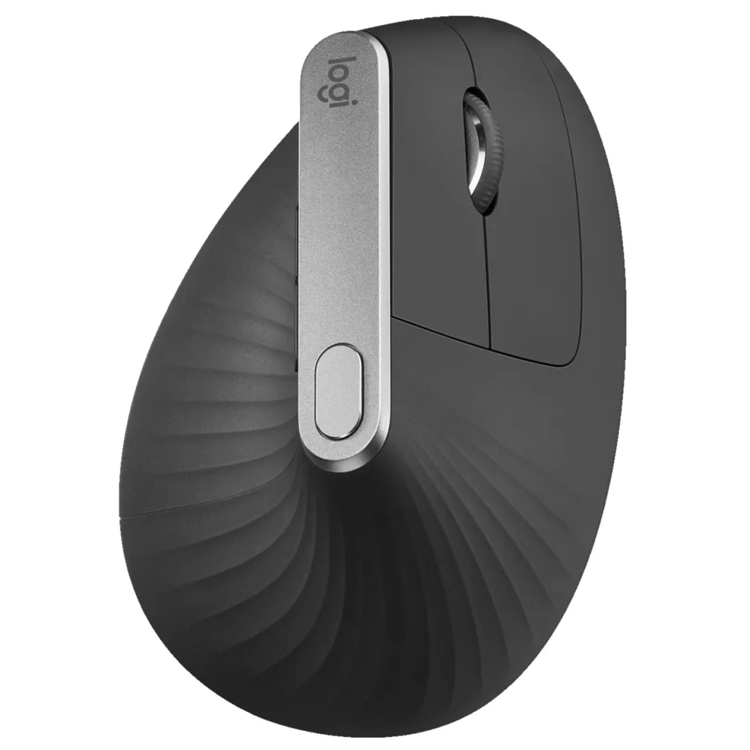 موس لاجیتک بی سیم ارگونومیک MX VERTICAL BLACK