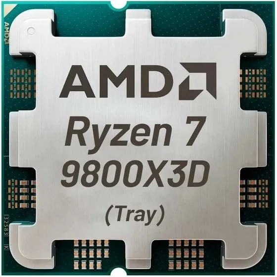 پردازنده ای ام دی Ryzen 7 9800X3D فاقد باکس