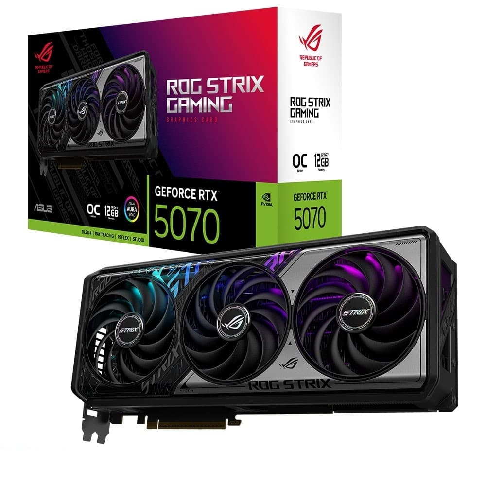 کارت گرافیک ایسوس ROG Strix RTX 5070 OC 12GB