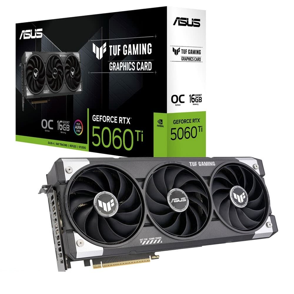 کارت گرافیک ایسوس TUF RTX 5060 TI O16G GAMING