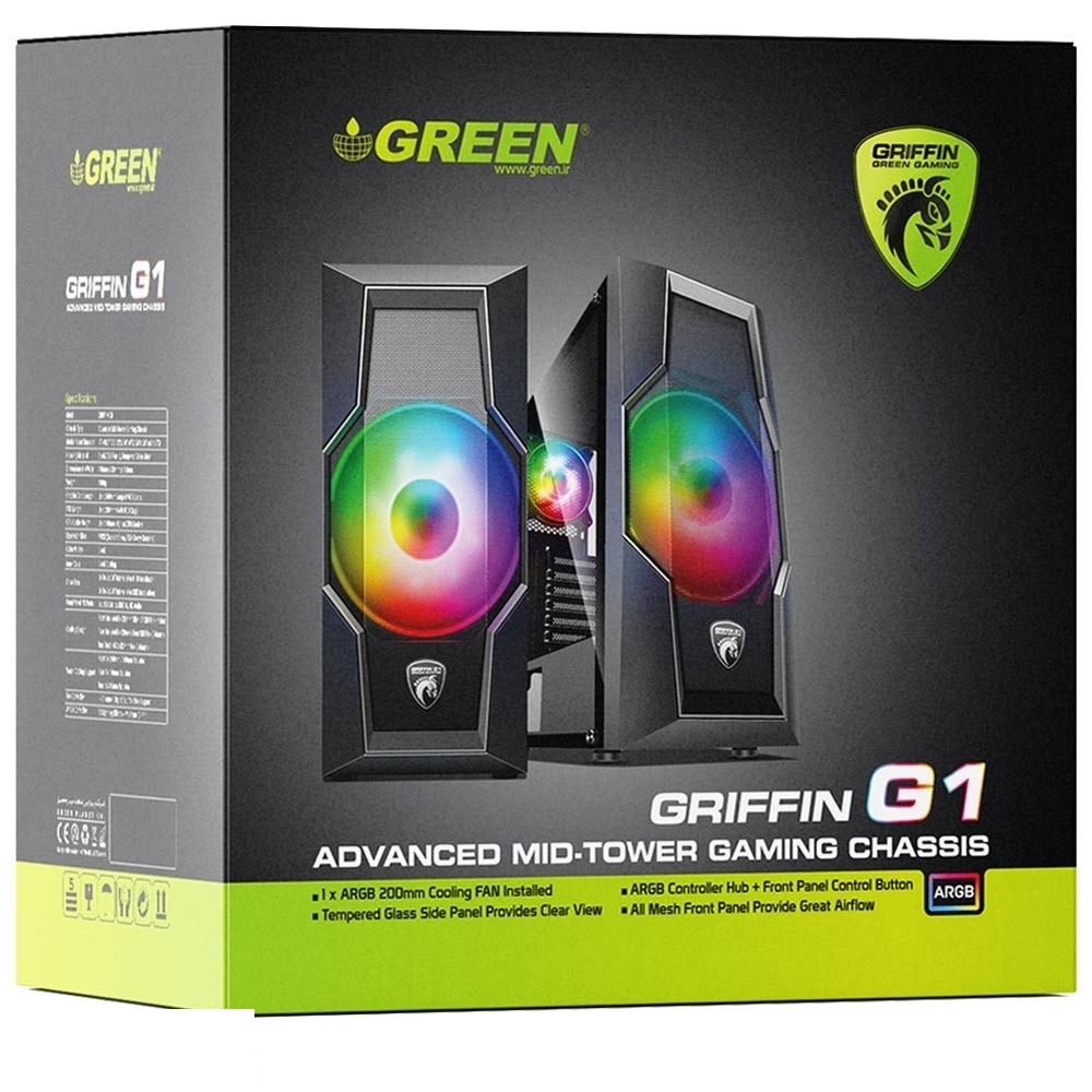 کیس گرین مدل GRIFFIN G1