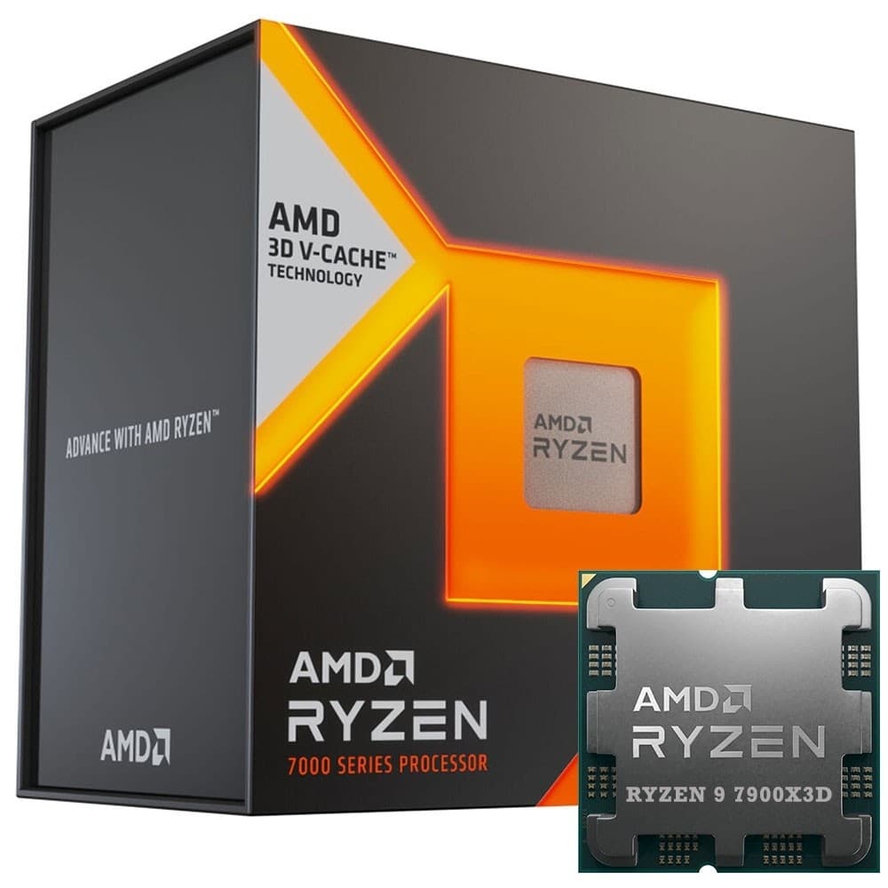 پردازنده ای ام دی Ryzen 9 7900X3D BOX
