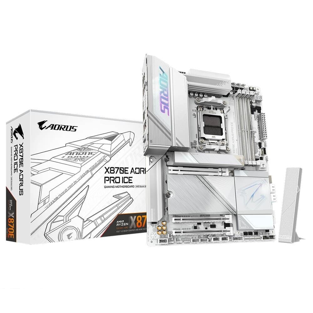 مادربرد گیگابایت X870E AORUS PRO ICE