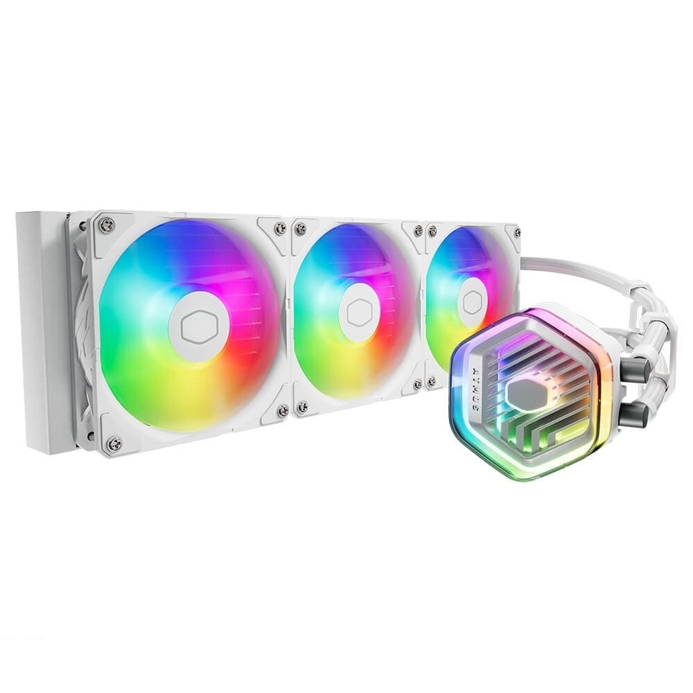 خنک کننده مایع پردازنده کولر مستر MasterLiquid 360 ATMOS White