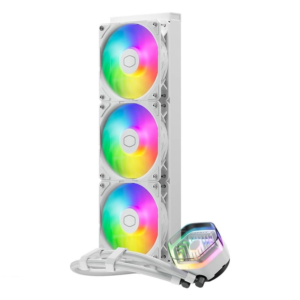 خنک کننده مایع پردازنده کولر مستر MasterLiquid 360 ATMOS White