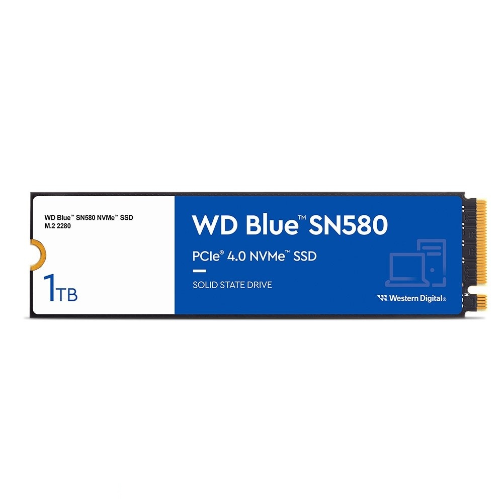 اس اس دی وسترن دیجیتال 1 ترابایت مدل NVMe M.2 SN580 BLUE