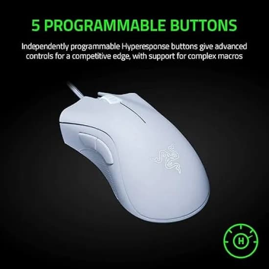 موس ریزر DeathAdder Essential WHITE