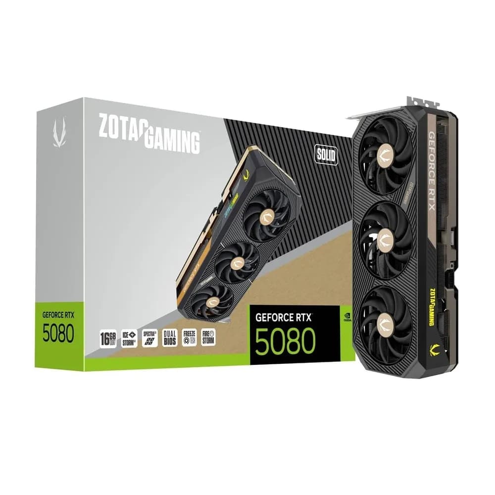 VGA Zotac RTX 5080 Solid Core 16GB