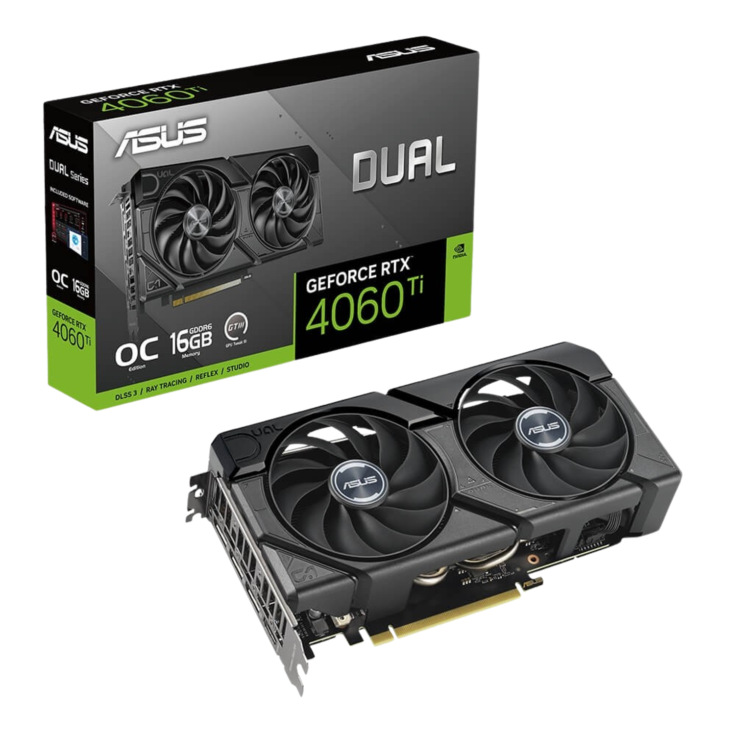 کارت گرافیک ایسوس Dual RTX 4060 Ti EVO OC 16GB