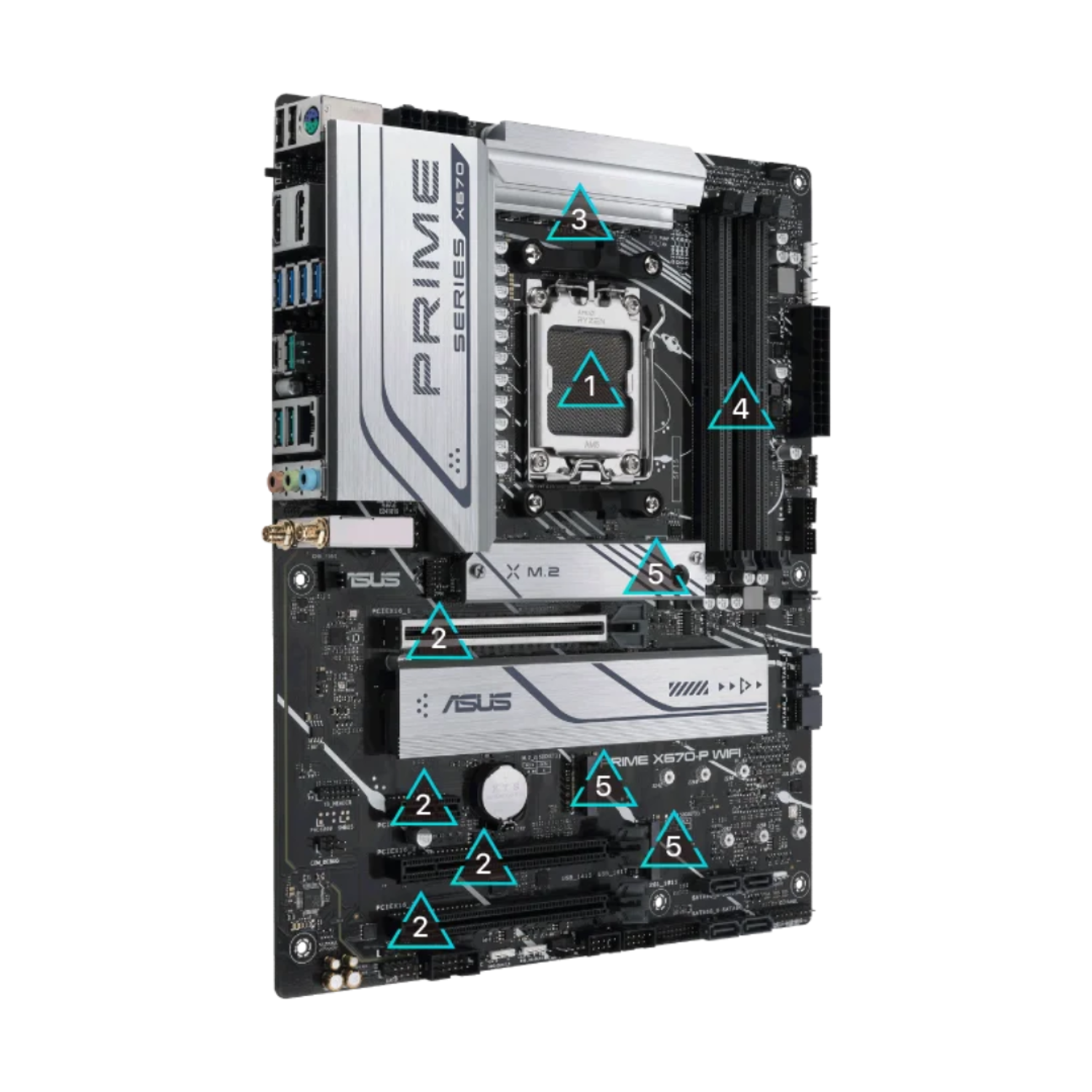 مادربرد ایسوس ASUS PRIME X670-P WIFI DDR5