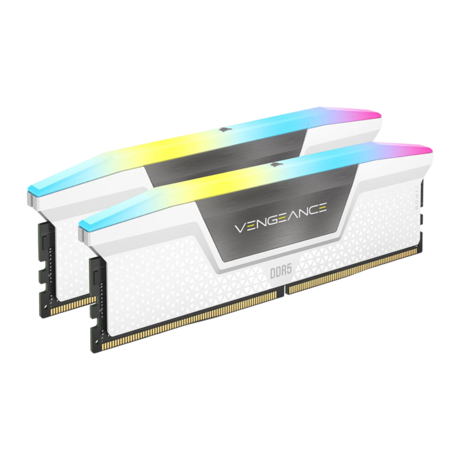  رم کورسیر 64 گیگابایت (2×32) سفید دو کانال DDR5 5200 مدل Vengeance RGB CL40