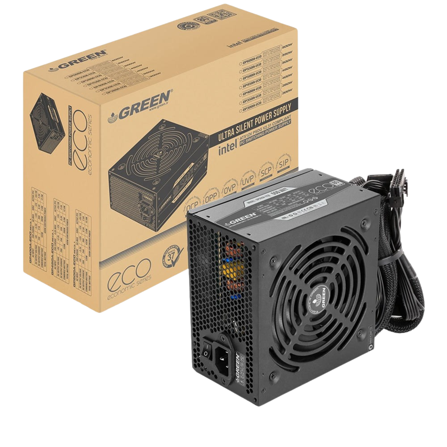  پاور گرین 550 وات مدل GP550A-ECO Rev3.1