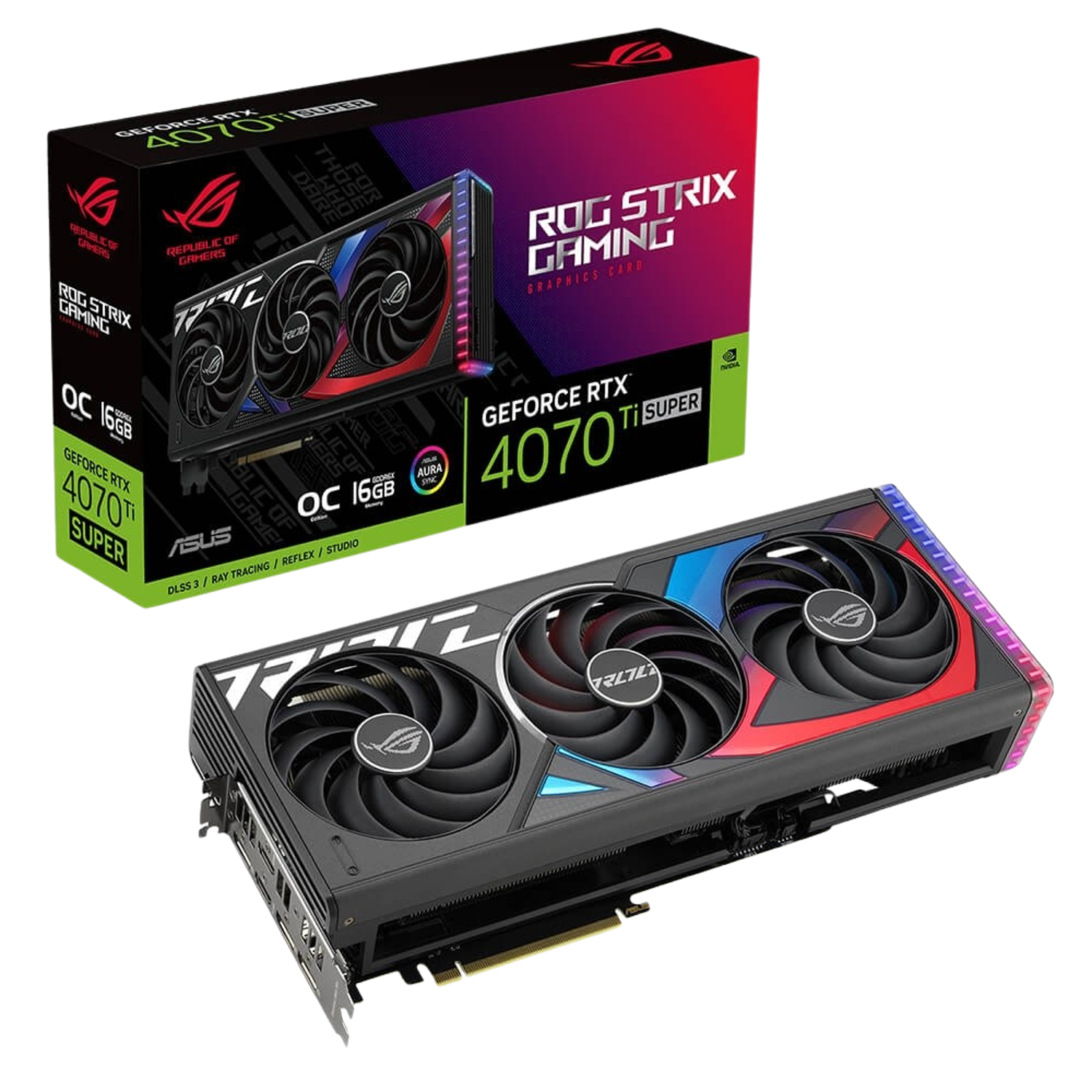 کارت گرافیک ایسوس ASUS ROG Strix RTX 4070 Ti SUPER 16GB GDDR6X OC