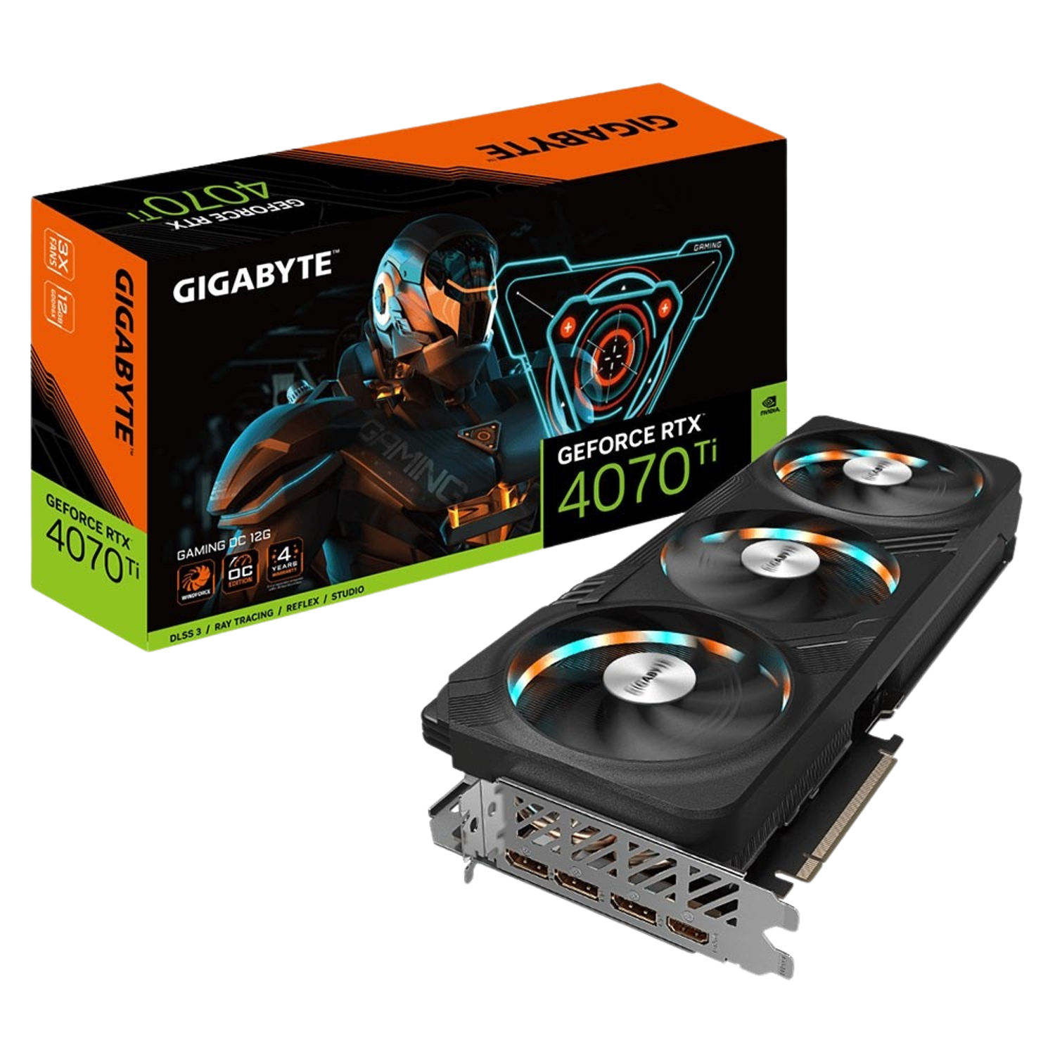 کارت گرافیک گیگابایت RTX 4070 Ti GAMING OC 12G