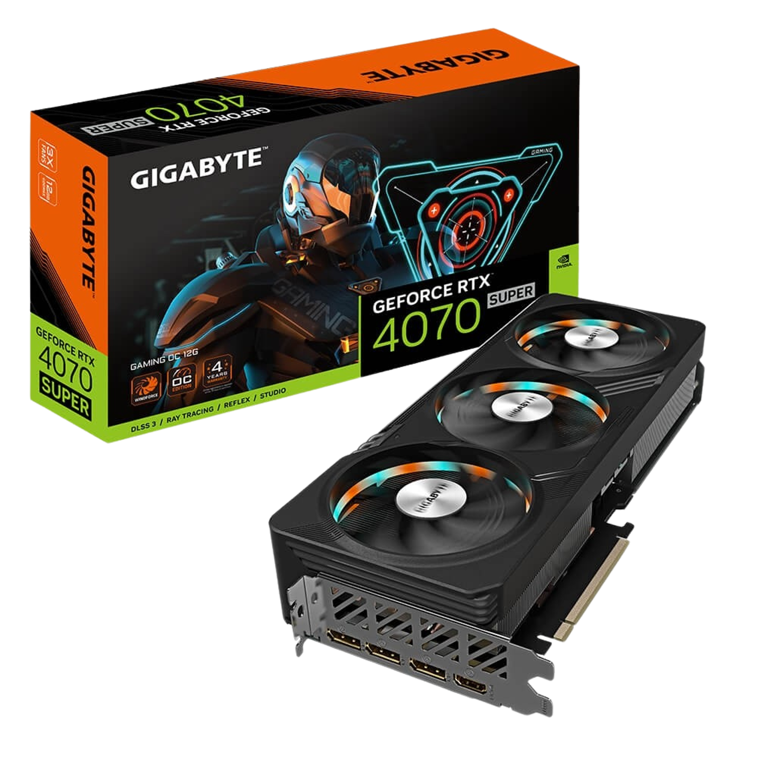کارت گرافیک گیگابایت RTX 4070 SUPER GAMING OC 12G