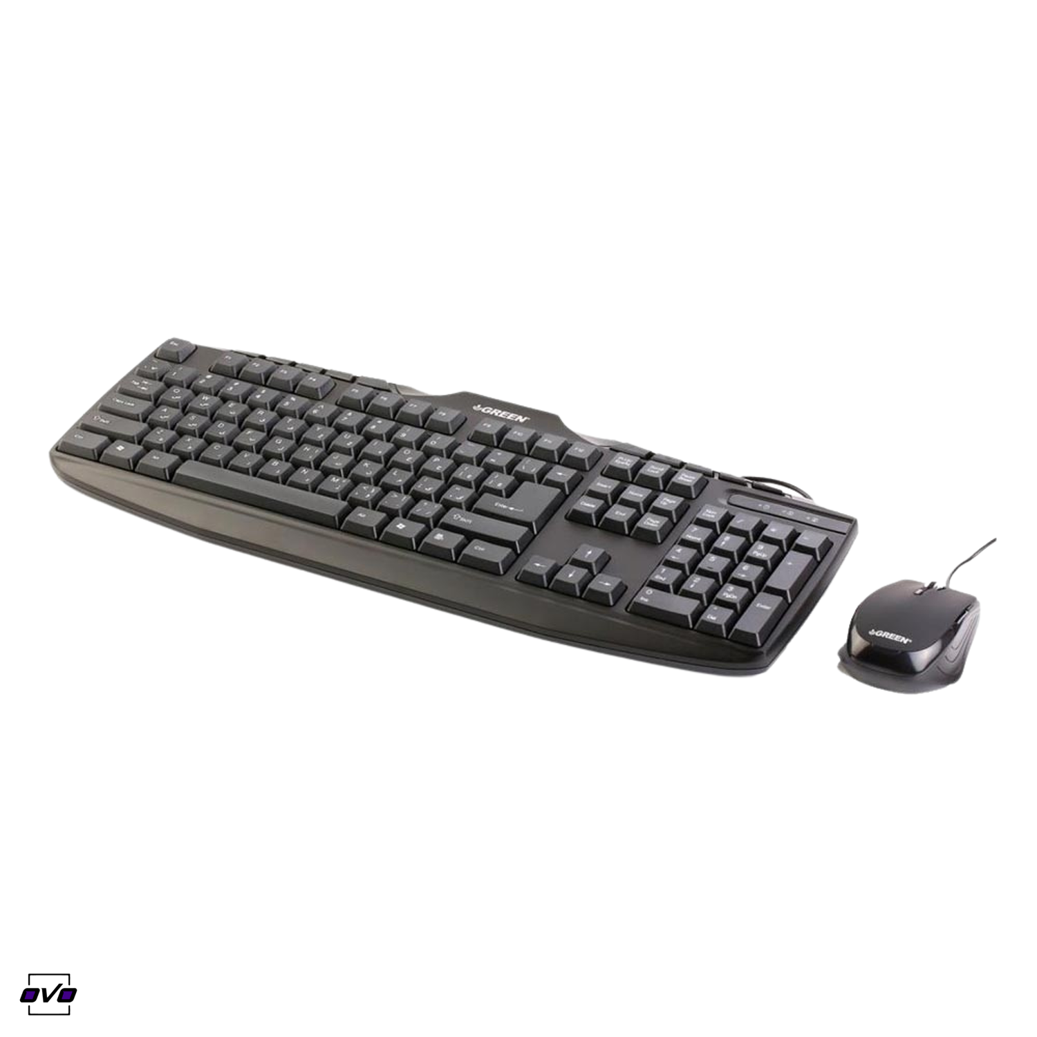  کیبورد و ماوس باسیم گرین GKM305