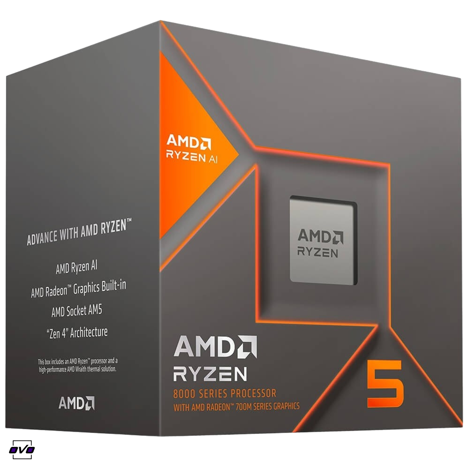  پردازنده ای ام دی Ryzen 5 8600G باکس اورجینال