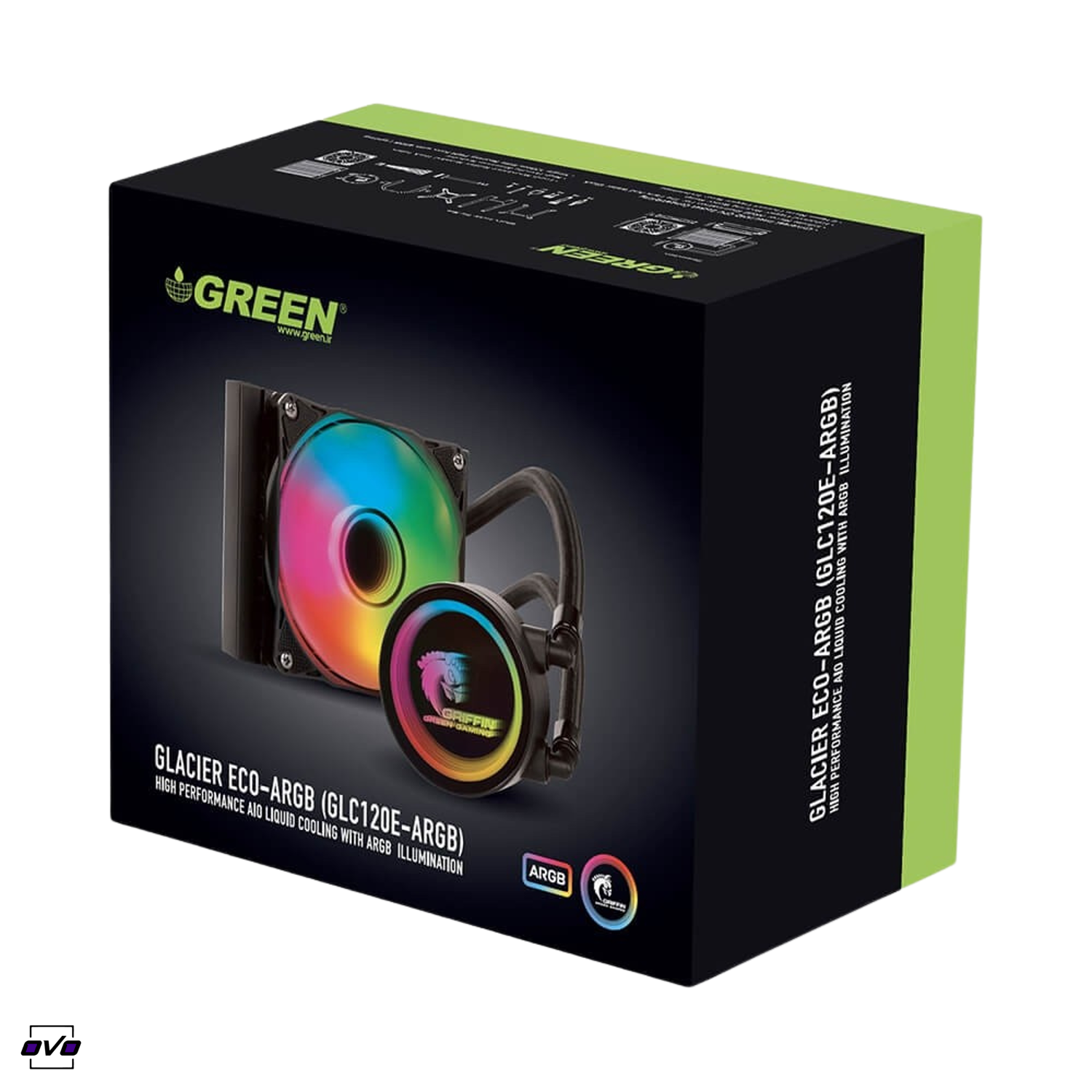 خنک کننده پردازنده گرین GLACIER 120 ECO-ARGB1545