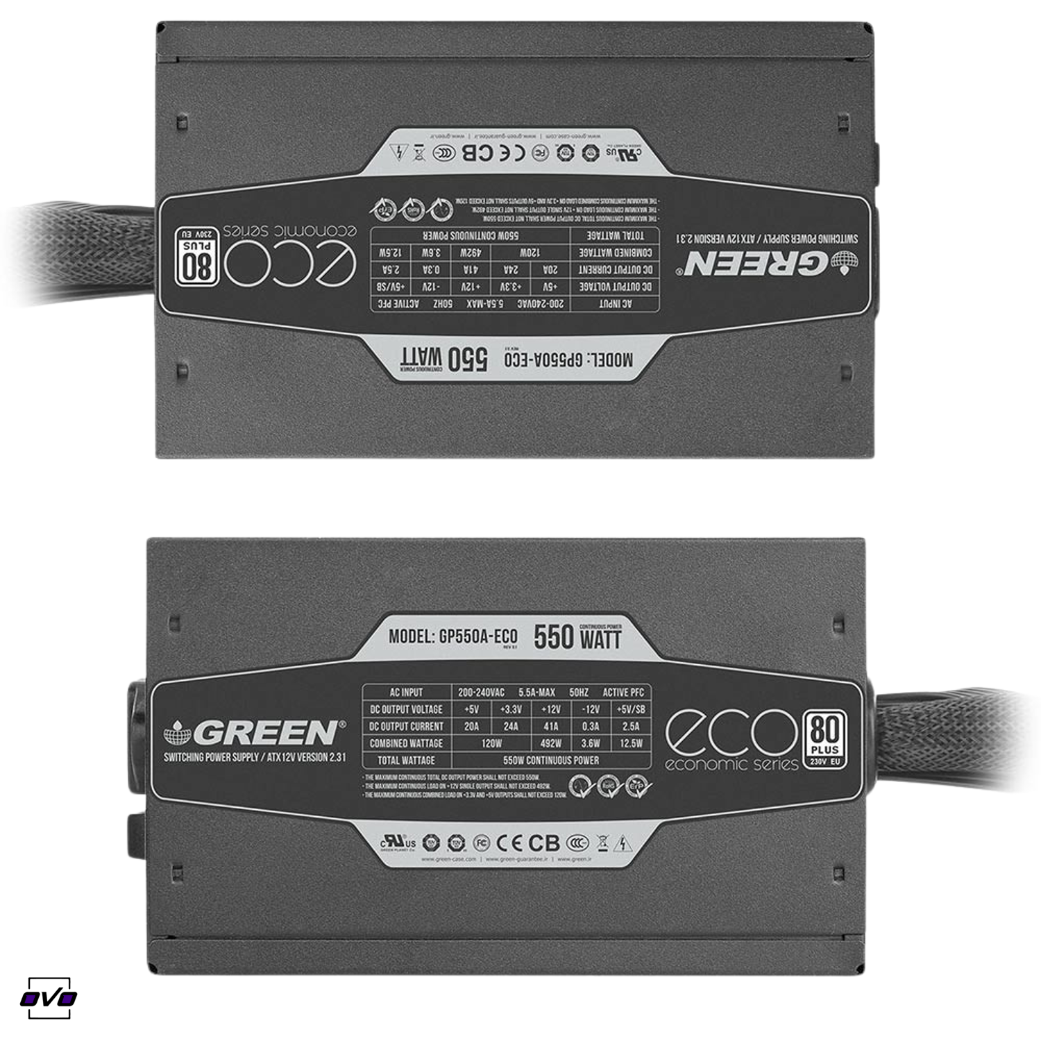  پاور گرین 550 وات مدل GP550A-ECO Rev3.11973
