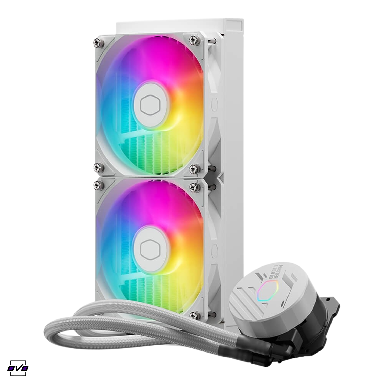 خنک کننده مایع پردازنده کولر مستر MasterLiquid 240L Core ARGB White1556