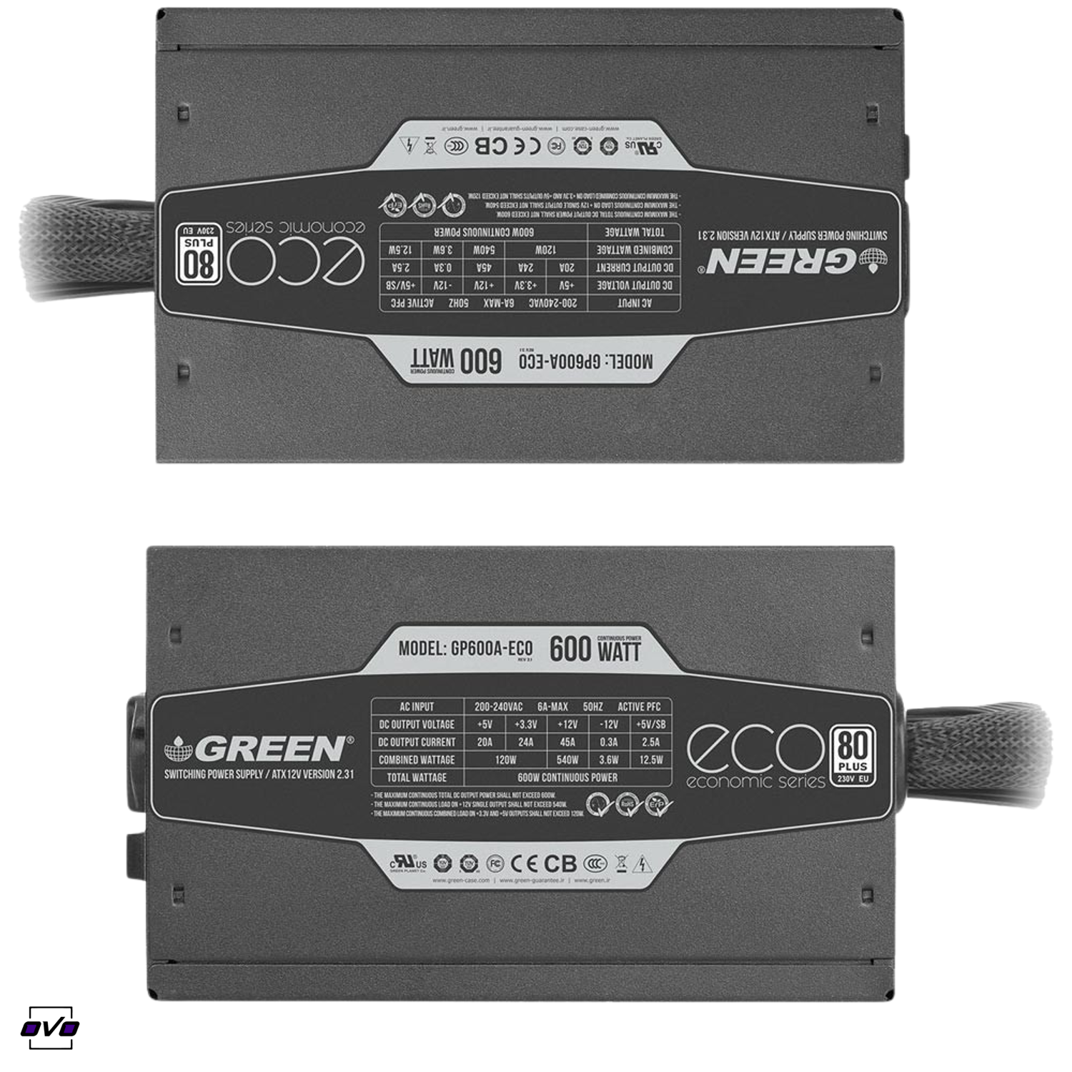  پاور گرین 600 وات مدل GP600A-ECO Rev3.11929