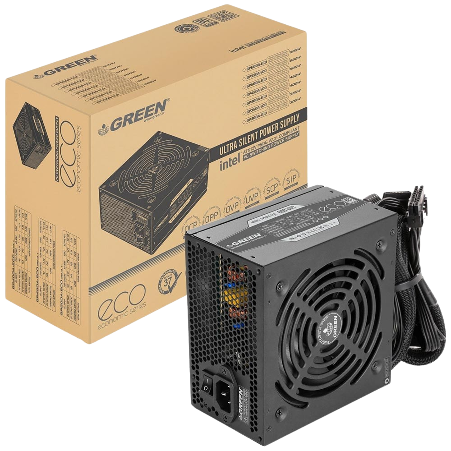  پاور گرین 600 وات مدل GP600A-ECO Rev3.1