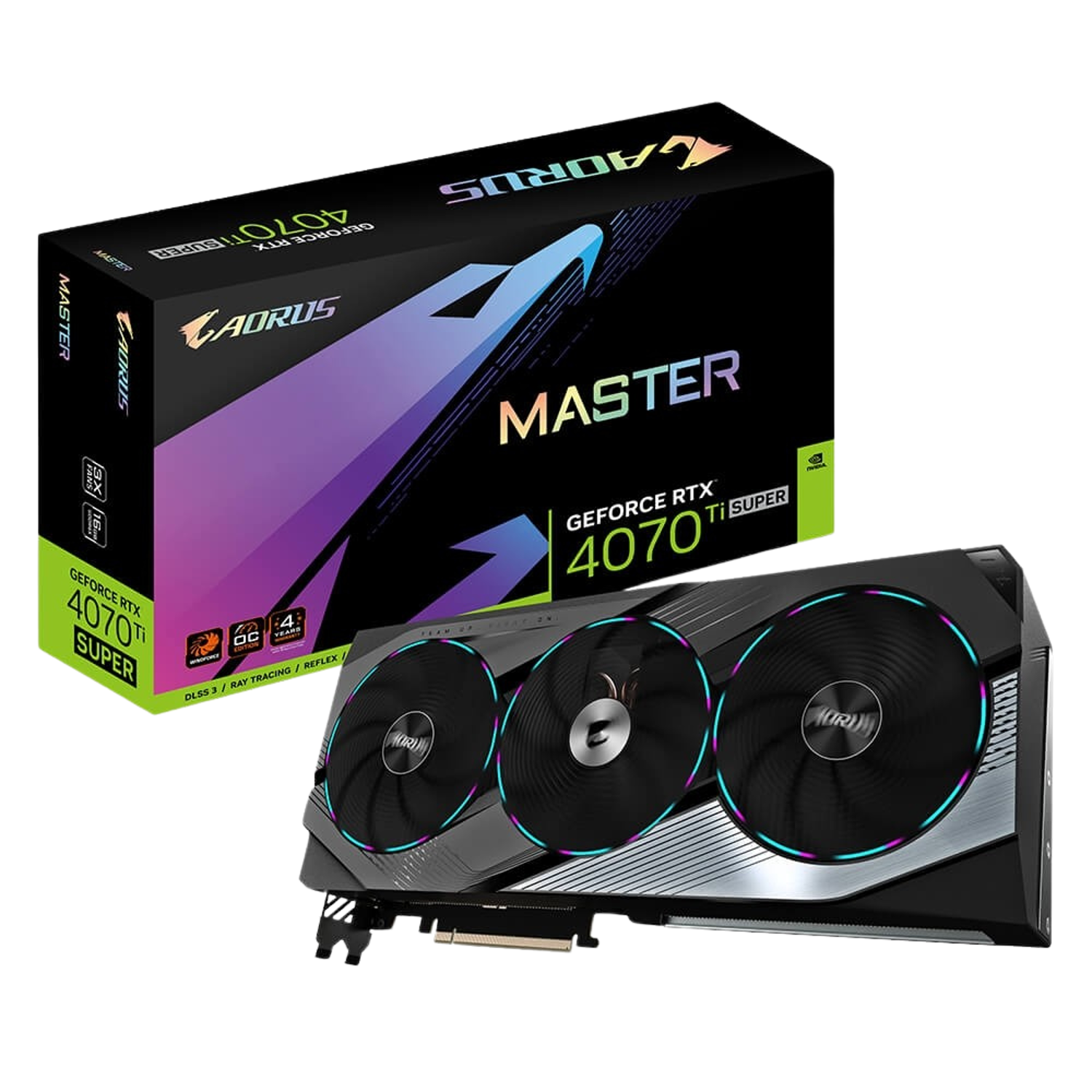 کارت گرافیک گیگابایت AORUS RTX 4070 Ti SUPER MASTER 16G