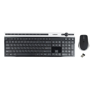 کیبورد و ماوس بیسیم گرین GKM505W