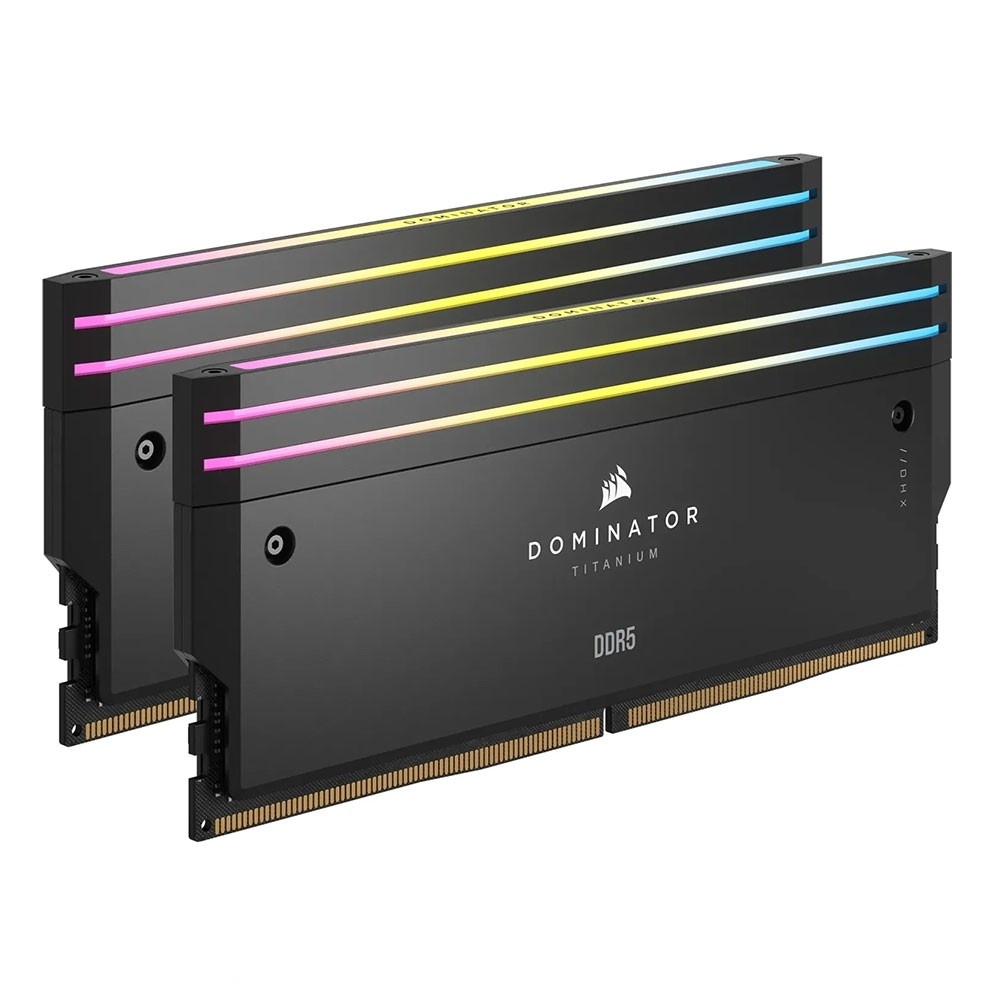 رم کورسیر 32 گیگابایت (2×16) دو کانال DDR5 7600 مدل Dominator Titanium RGB CL36